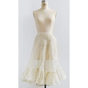 Antique Sheer Structured 1900’s Petticoat Skirt